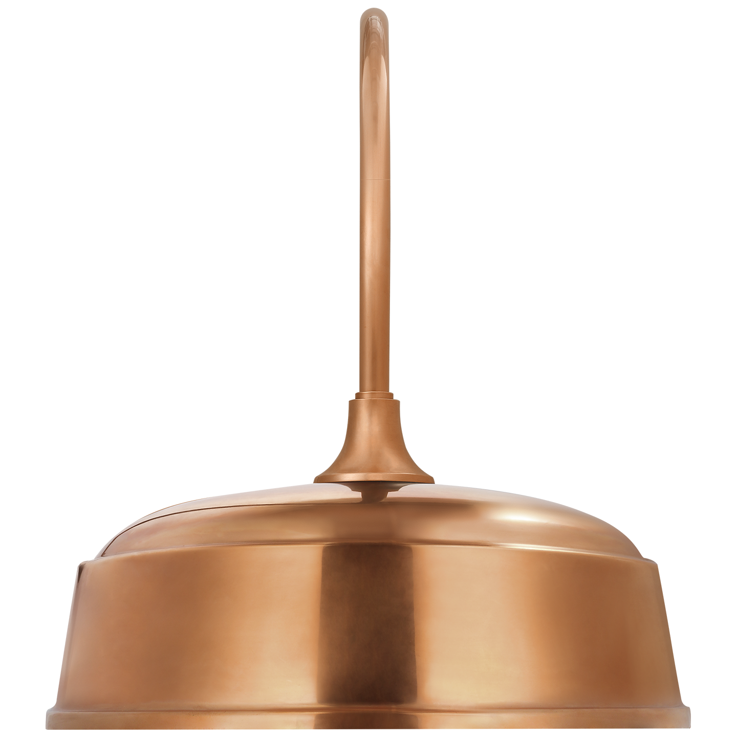 Academy 19.5" Arched Mack Barn Light | Soft Copper | 16 | 16" Soft Copper Rockhouse Shade