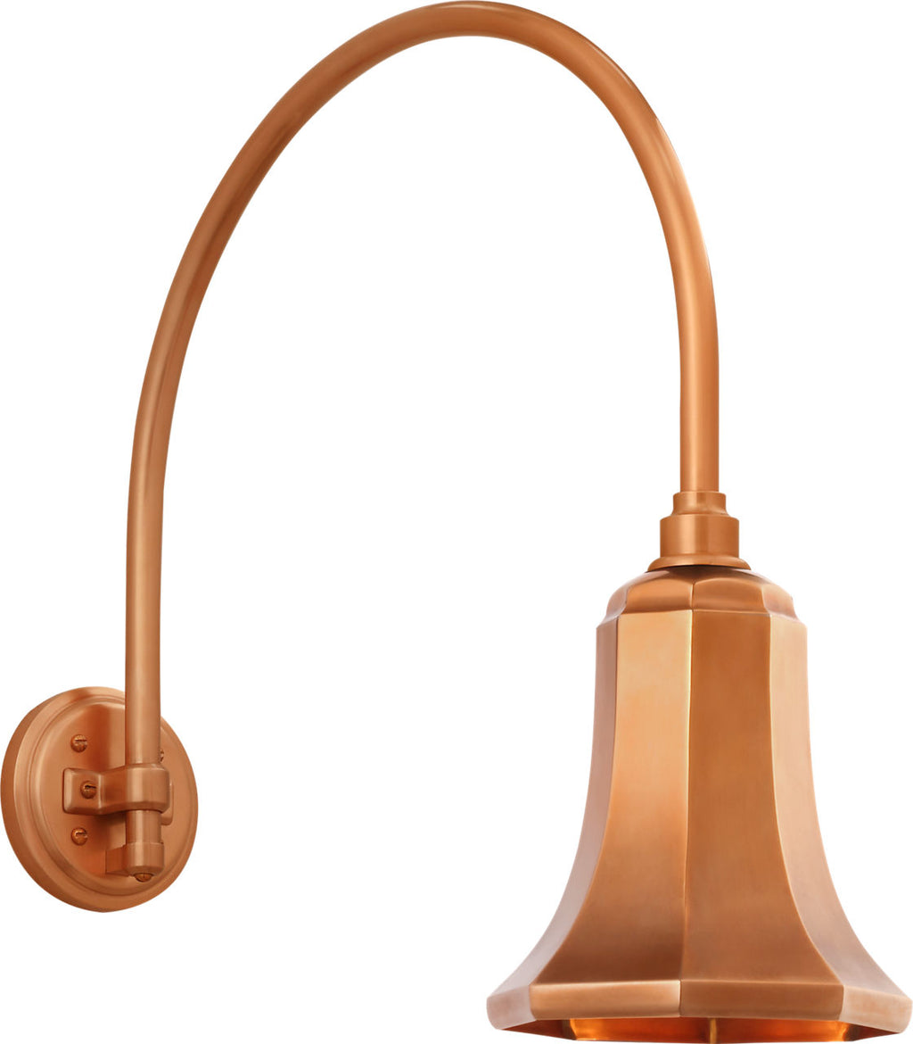 Academy 19.5" Arched Mack Barn Light | Soft Copper | 7.5\