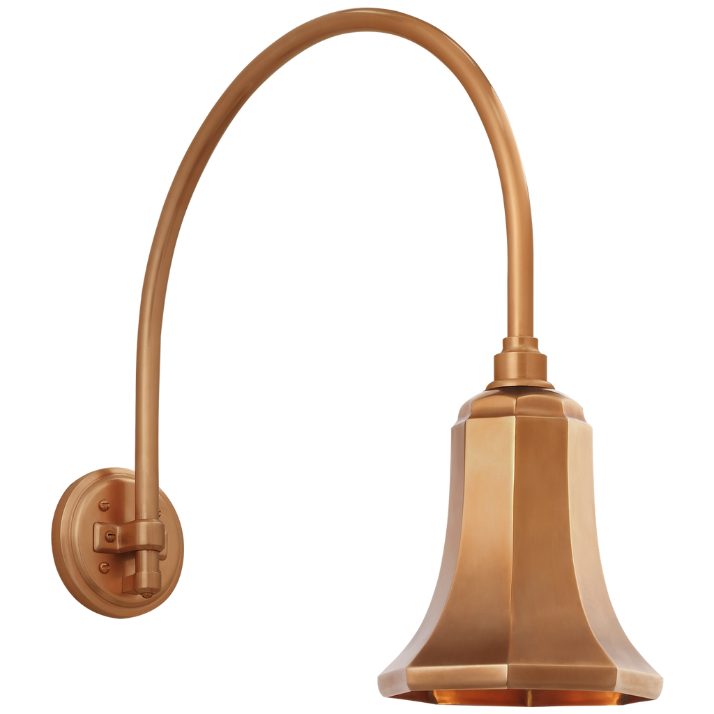 Academy 19.5" Arched Mack Barn Light | Soft Copper | 7.5\