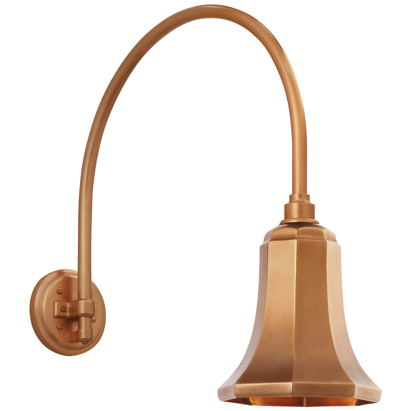Academy 19.5" Arched Mack Barn Light | Soft Copper | 7.5\