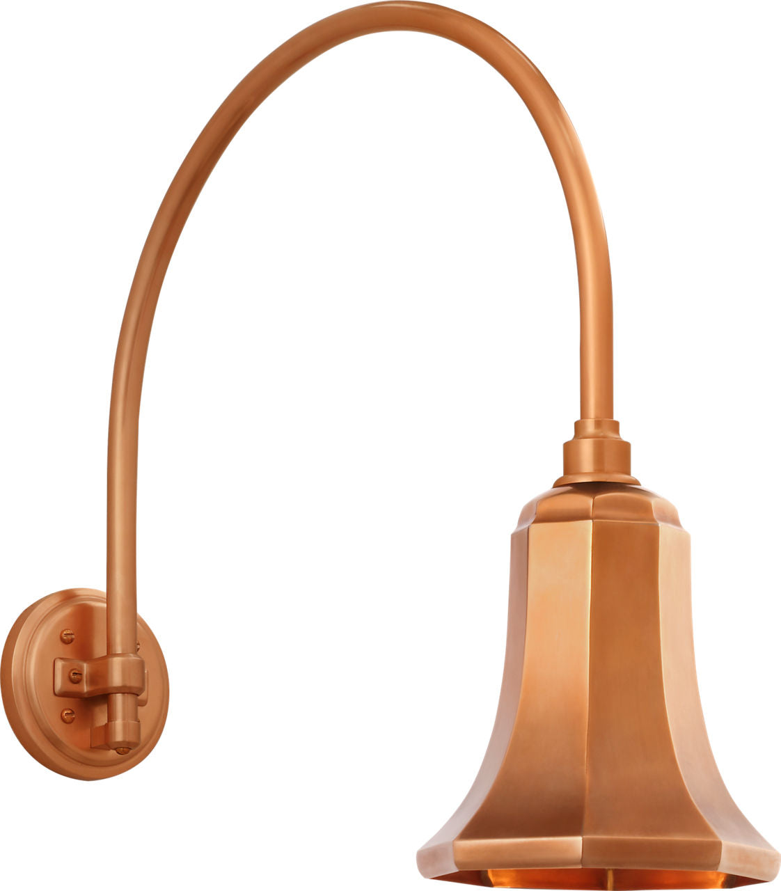 Academy 19.5" Arched Mack Barn Light | Soft Copper | 7.5\
