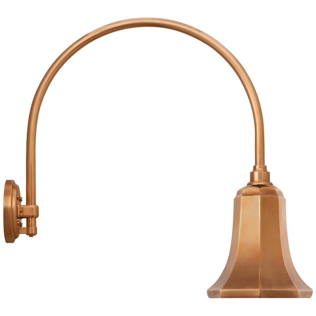 Academy 19.5" Arched Mack Barn Light | Soft Copper | 7.5\