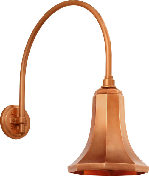 Academy 19.5" Arched Mack Barn Light | Soft Copper | 9.25\