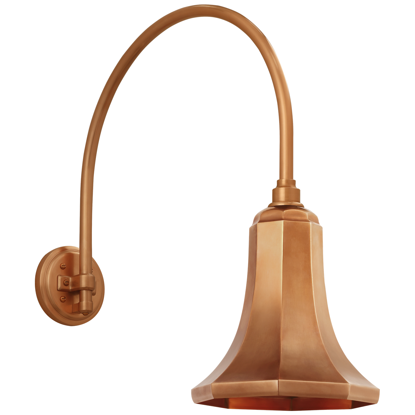 Academy 19.5" Arched Mack Barn Light | Soft Copper | 9.25\