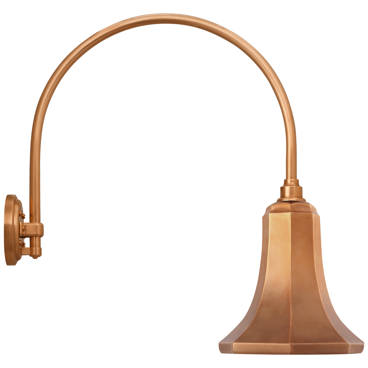Academy 19.5" Arched Mack Barn Light | Soft Copper | 9.25\