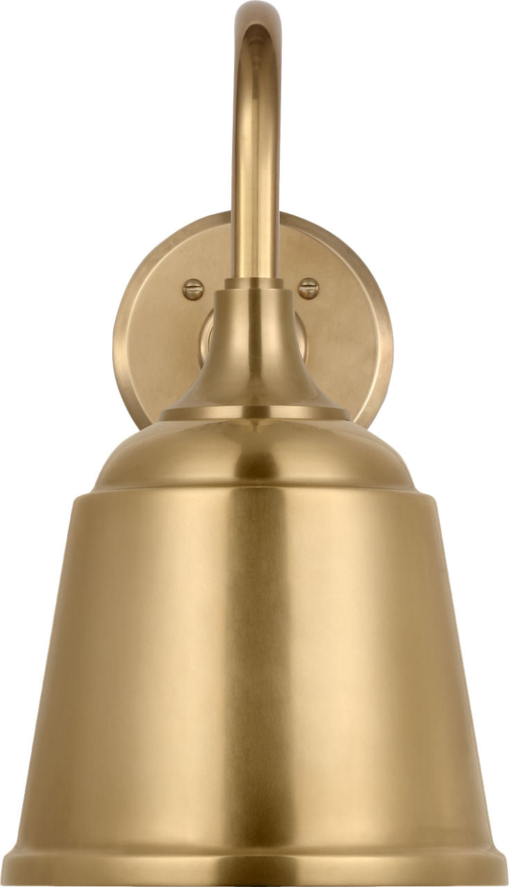 Academy 11" Flynn Barn Light | Hand-Rubbed Antique Brass | 8 | 8" Hand-Rubbed Antique Brass Rockhouse Shade