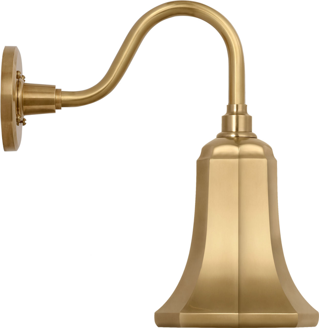 Academy 11" Flynn Barn Light | Hand-Rubbed Antique Brass | 7.5 | 7.5" Hand-Rubbed Antique Brass Savannah Shade