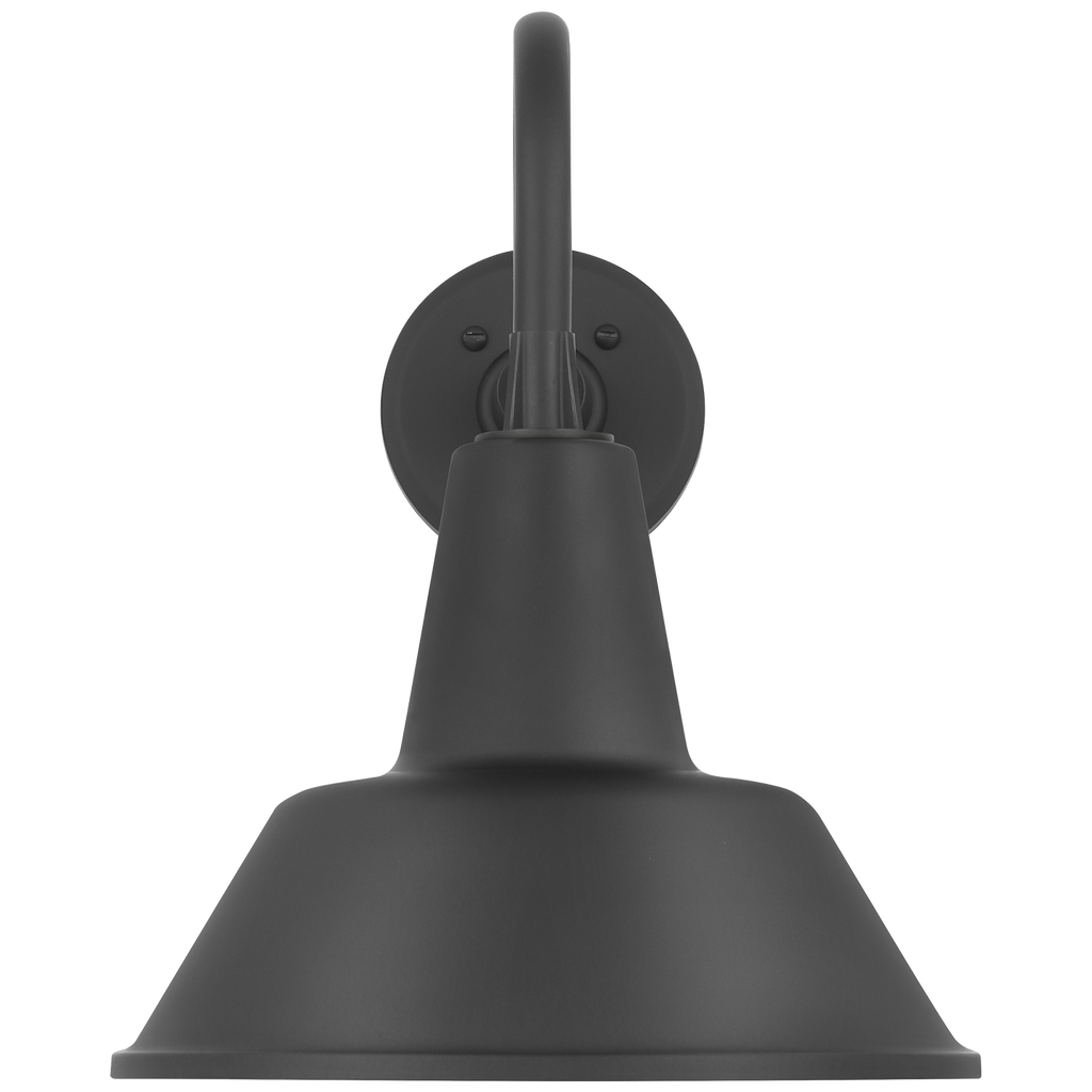 Academy 11" Flynn Barn Light | Matte Black | 12.5 | 12.5" Matte Black Bowers Shade