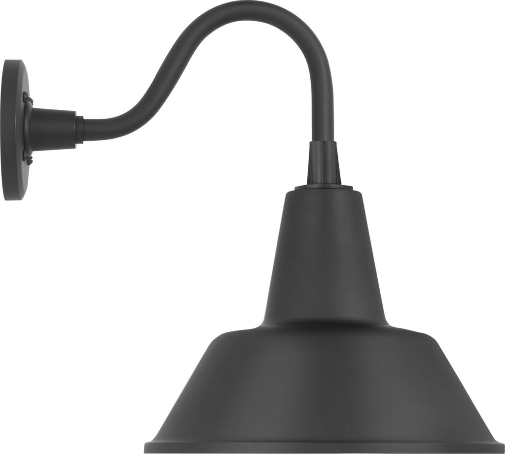 Academy 11" Flynn Barn Light | Matte Black | 12.5 | 12.5" Matte Black Bowers Shade