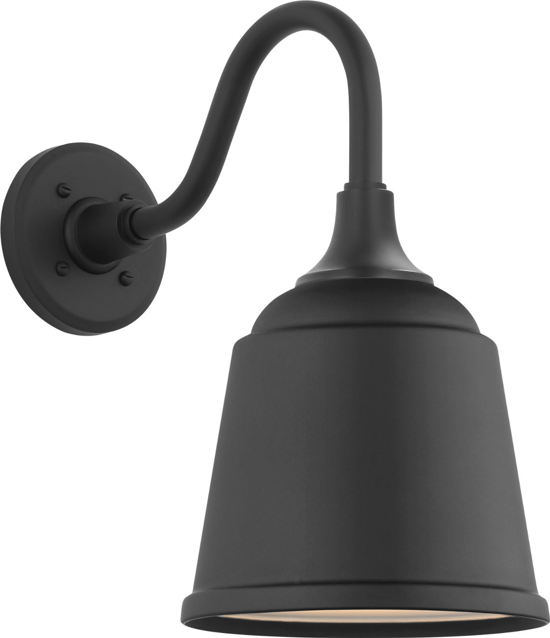 Academy 11" Flynn Barn Light | Matte Black | 8 | 8" Matte Black Rockhouse Shade