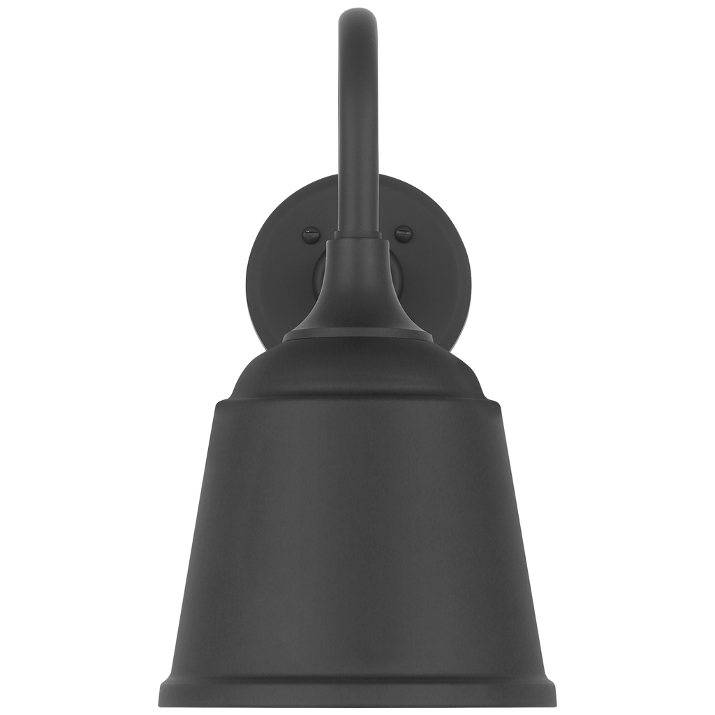 Academy 11" Flynn Barn Light | Matte Black | 8 | 8" Matte Black Rockhouse Shade