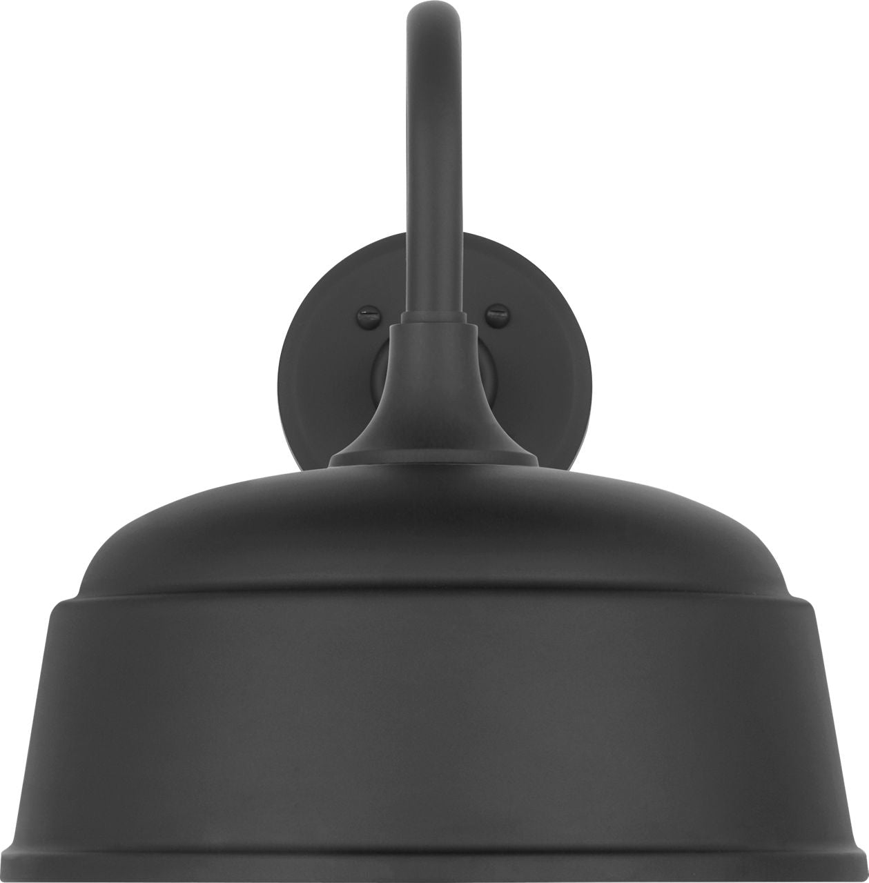 Academy 11" Flynn Barn Light | Matte Black | 12.5 | 12.5" Matte Black Rockhouse Shade