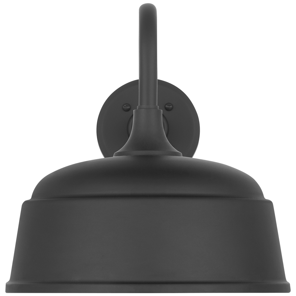 Academy 11" Flynn Barn Light | Matte Black | 12.5 | 12.5" Matte Black Rockhouse Shade