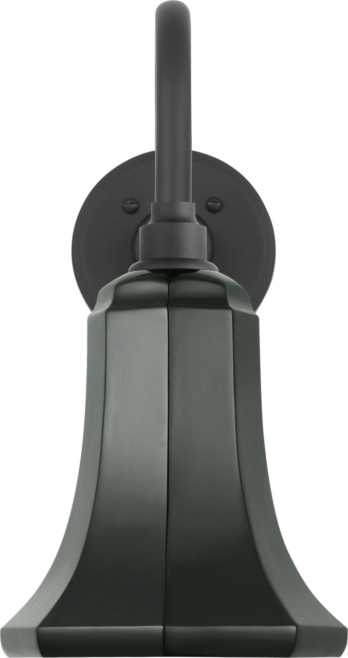 Academy 11" Flynn Barn Light | Matte Black | 7.5 | 7.5" Green Savannah Shade