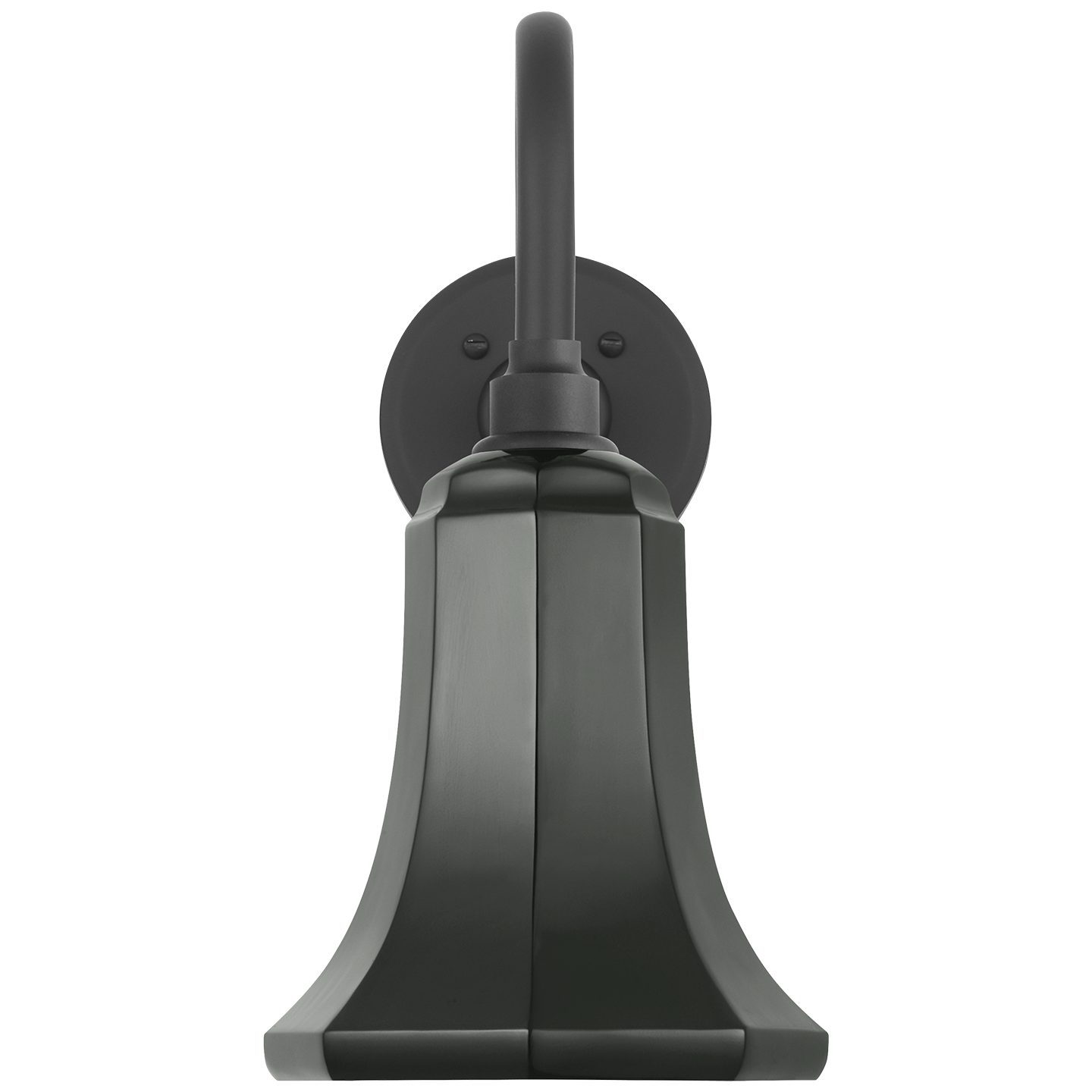 Academy 11" Flynn Barn Light | Matte Black | 7.5 | 7.5" Green Savannah Shade