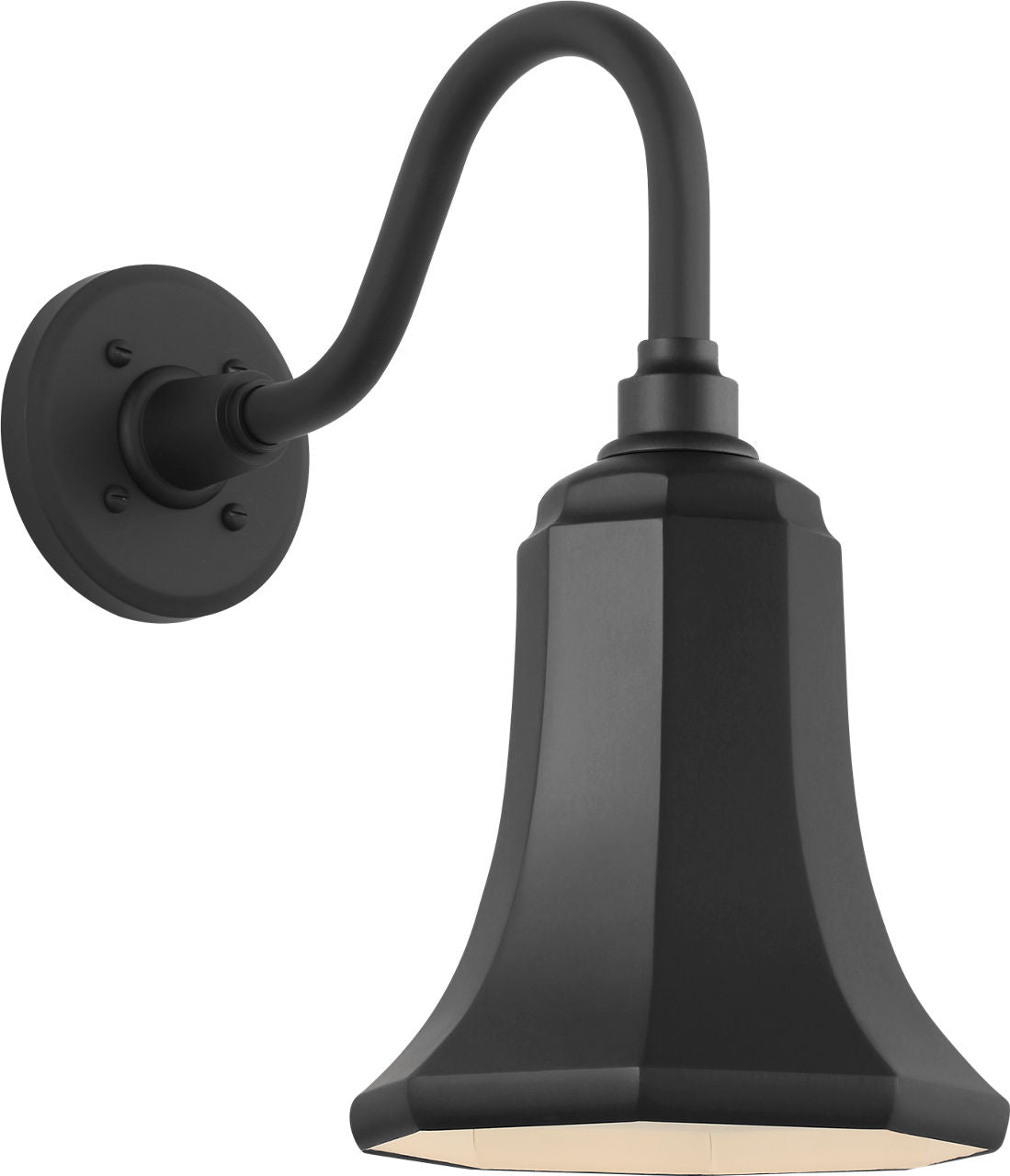Academy 11" Flynn Barn Light | Matte Black | 7.5 | 7.5" Matte Black Savannah Shade