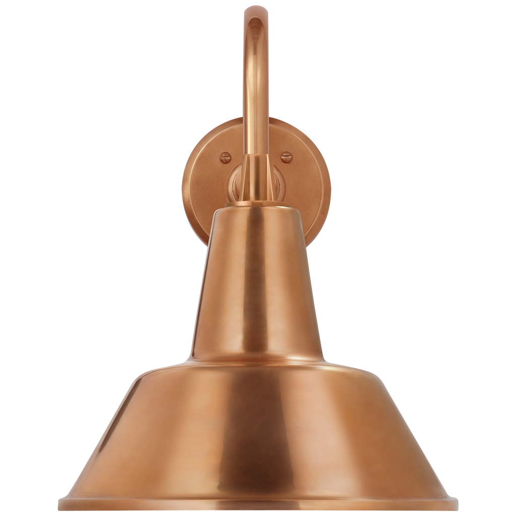 Academy 11" Flynn Barn Light | Soft Copper | 12.5 | 12.5" Soft Copper Bowers Shade