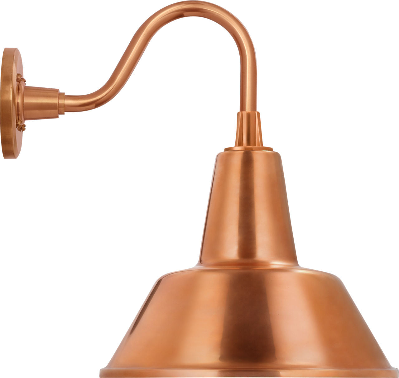 Academy 11" Flynn Barn Light | Soft Copper | 12.5 | 12.5" Soft Copper Bowers Shade