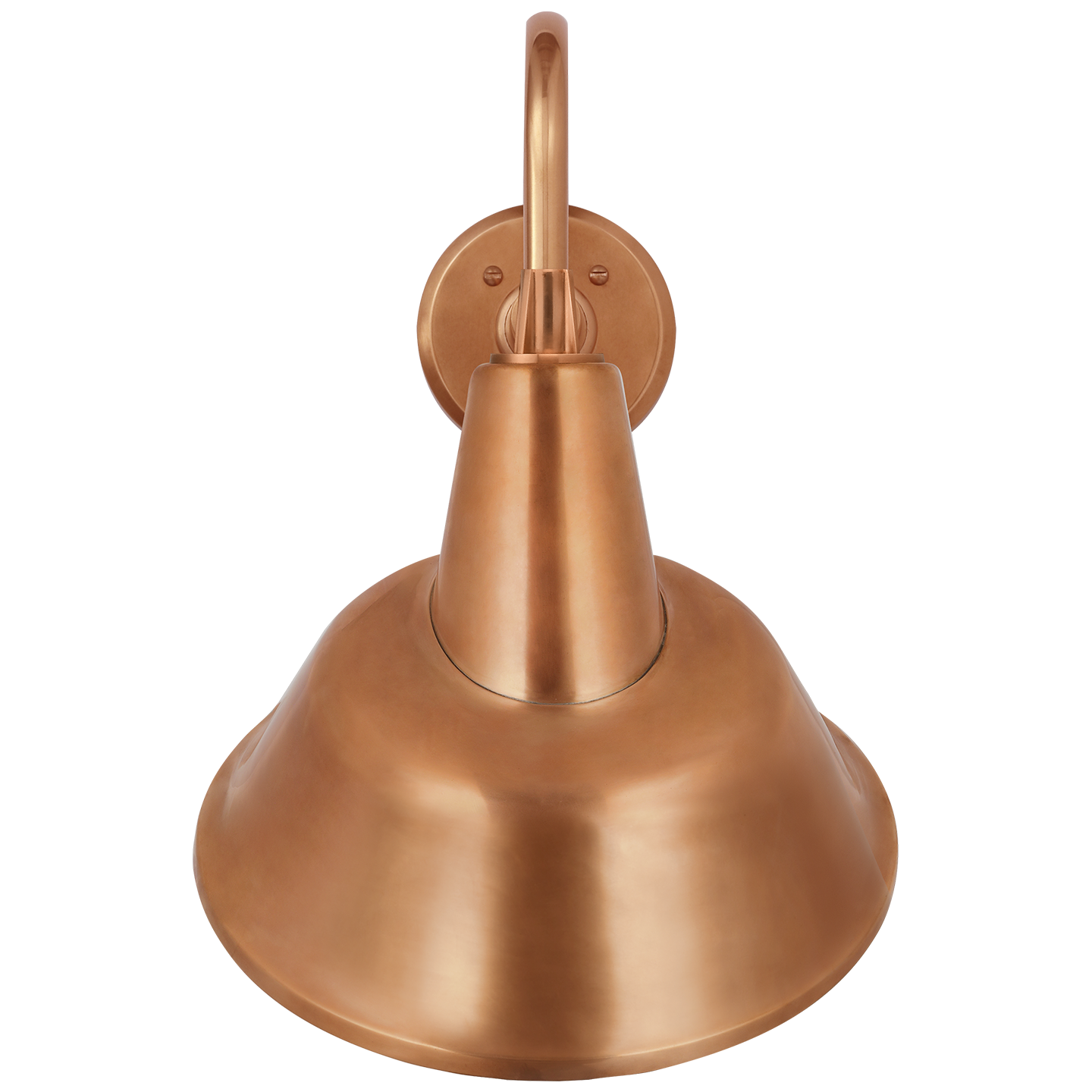 Academy 11" Flynn Barn Light | Soft Copper | 12.5 | 12.5" Soft Copper Tilted Bowers Shade