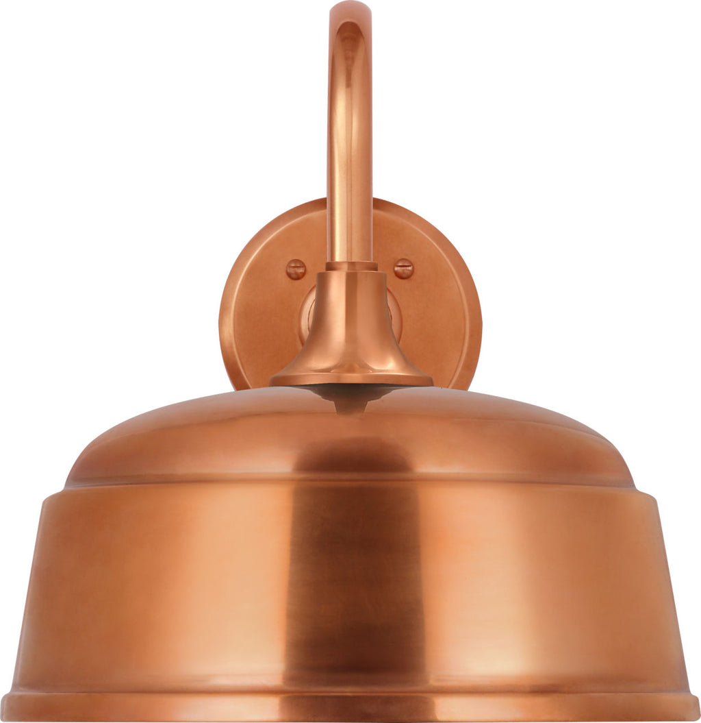 Academy 11" Flynn Barn Light | Soft Copper | 12.5 | 12.5" Soft Copper Rockhouse Shade