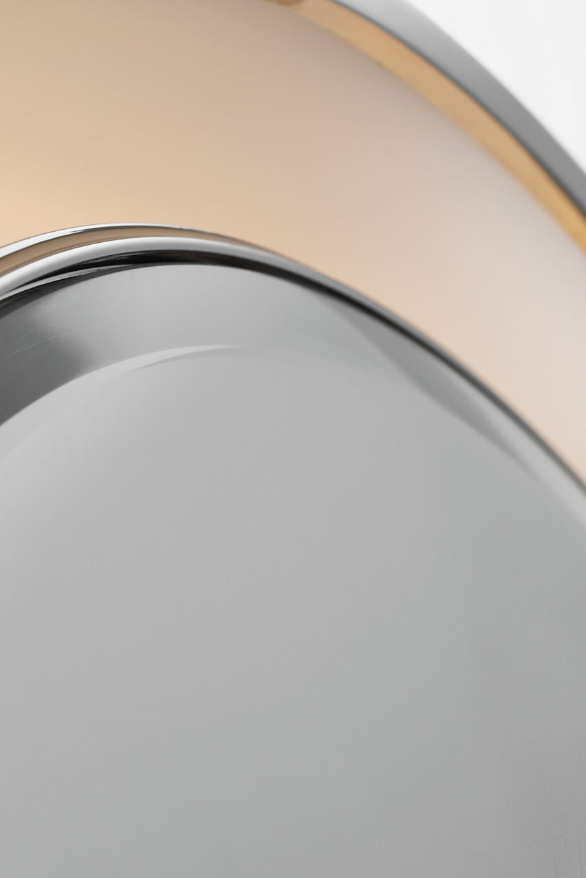 Tricia 24" Illuminated Round Mirror | Polished Nickel