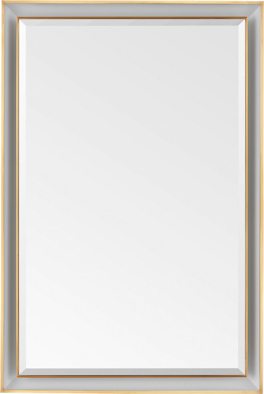 Tricia 24" Illuminated Rectangular Mirror | Hand-Rubbed Antique Brass