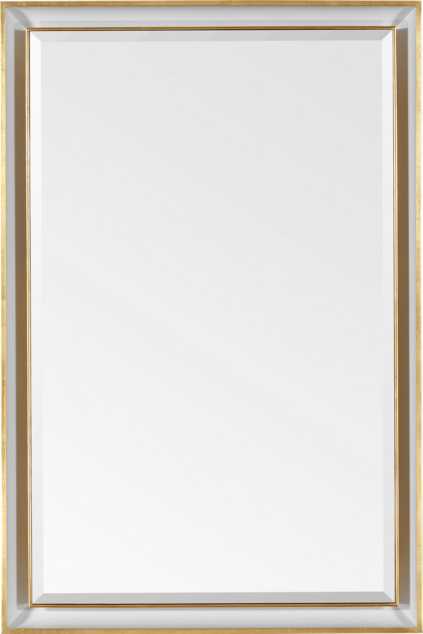 Tricia 24" Illuminated Rectangular Mirror | Modern Iron and Gild