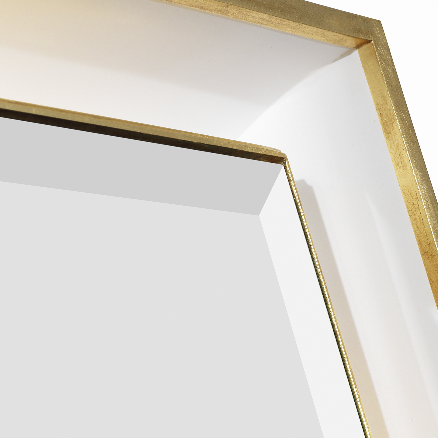 Tricia 24" Illuminated Rectangular Mirror | Polished Nickel and Gild