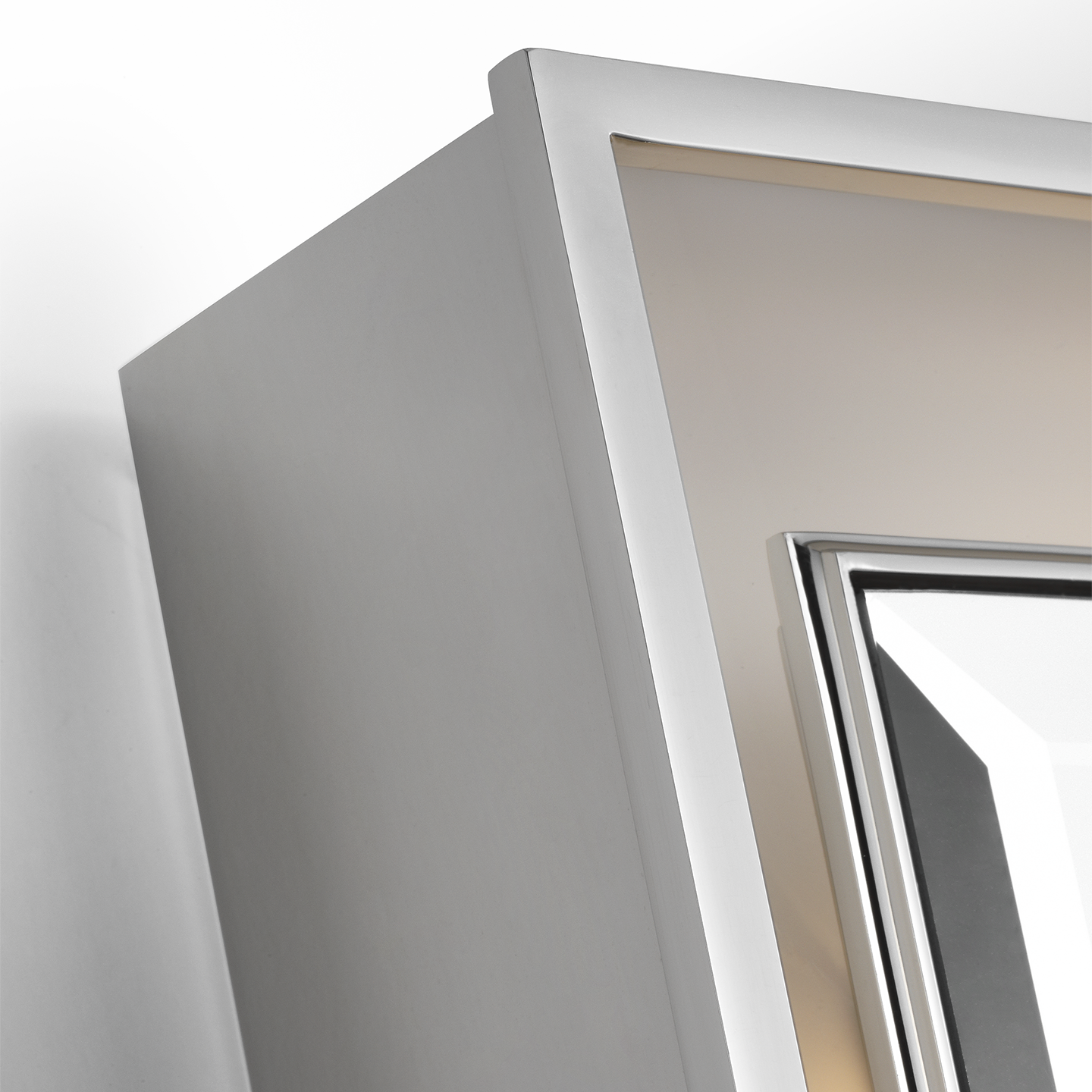 Tricia 24" Illuminated Rectangular Mirror | Polished Nickel