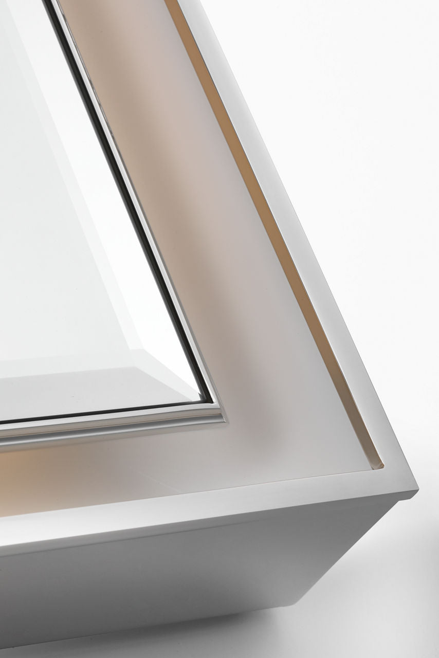 Tricia 24" Illuminated Rectangular Mirror | Polished Nickel