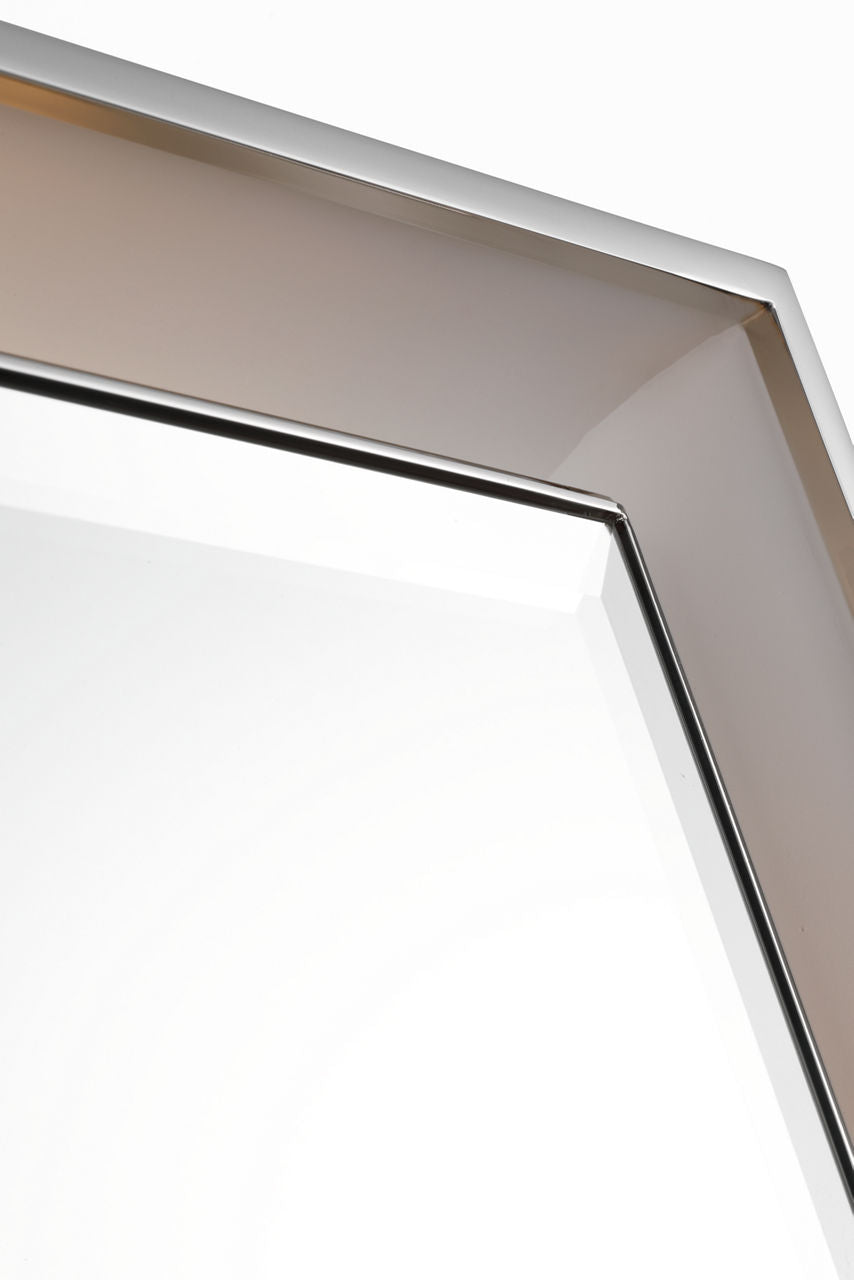 Tricia 24" Illuminated Rectangular Mirror | Polished Nickel