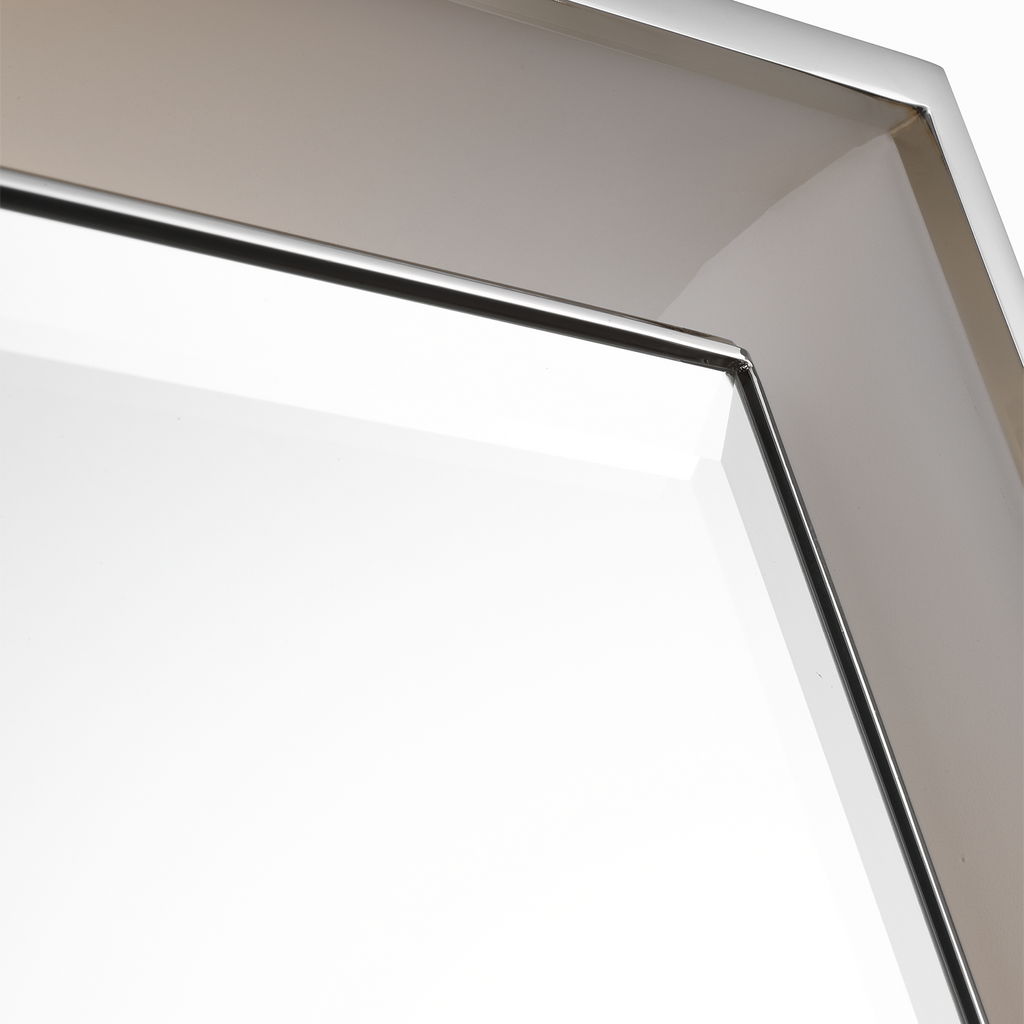 Tricia 24" Illuminated Rectangular Mirror | Polished Nickel