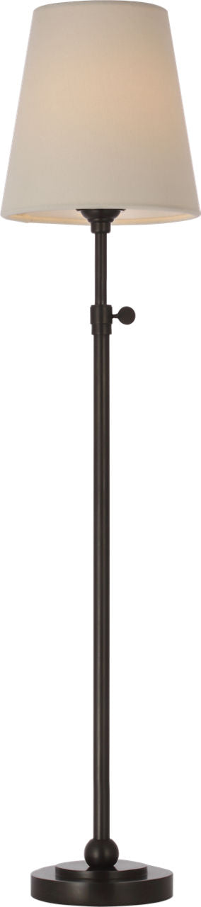 Bryant 27" Adjustable Cordless Table Lamp | Bronze | Linen Shade
