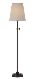 Bryant 27" Adjustable Cordless Table Lamp | Bronze | Linen Shade