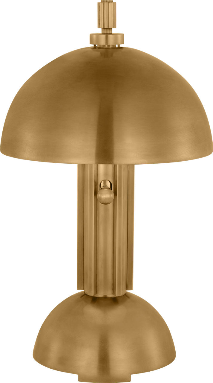 Dally 13" Desk Lamp | Hand-Rubbed Antique Brass