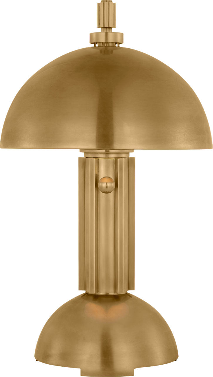Dally 13" Desk Lamp | Hand-Rubbed Antique Brass
