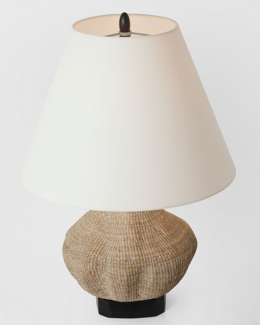 Tahiti 25" Table Lamp | Ash | Linen Shade