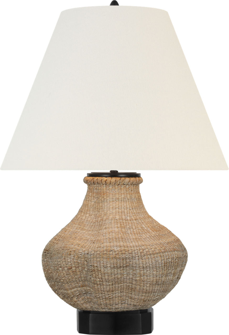 Tahiti 25" Table Lamp | Ash | Linen Shade
