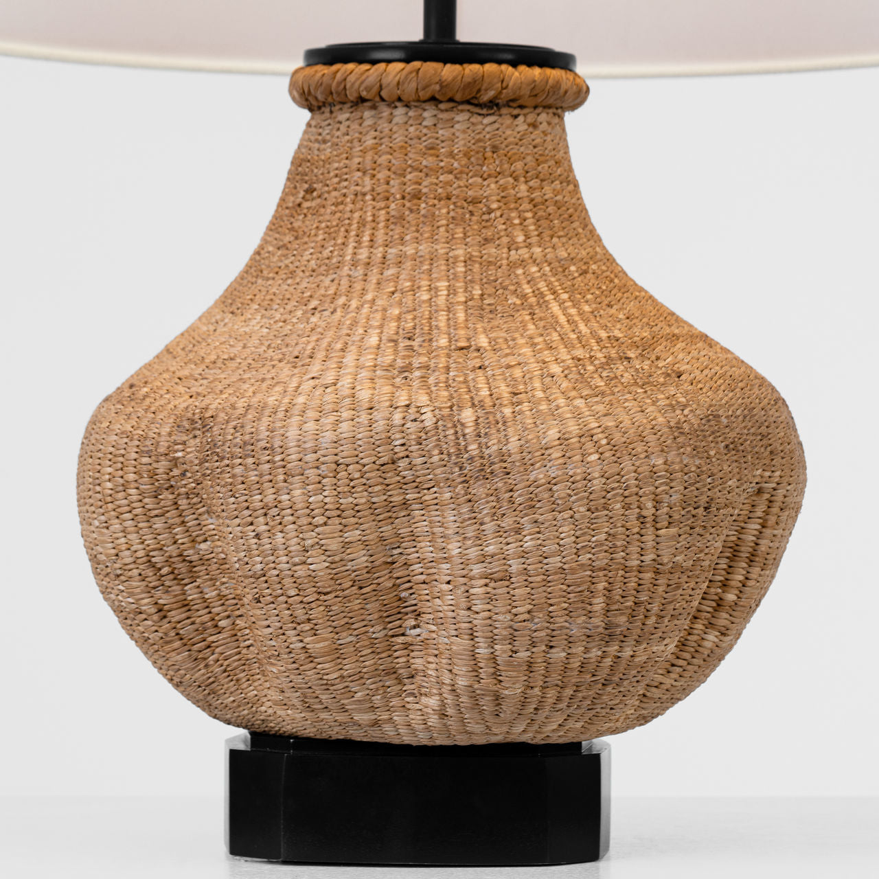 Tahiti 25" Table Lamp | Toast | Linen Shade