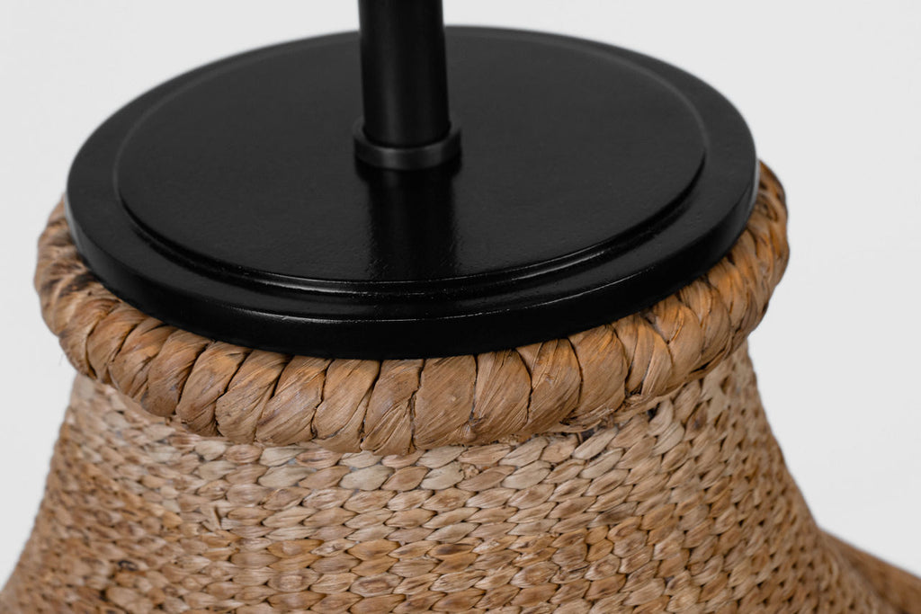 Tahiti 25" Table Lamp | Toast | Linen Shade