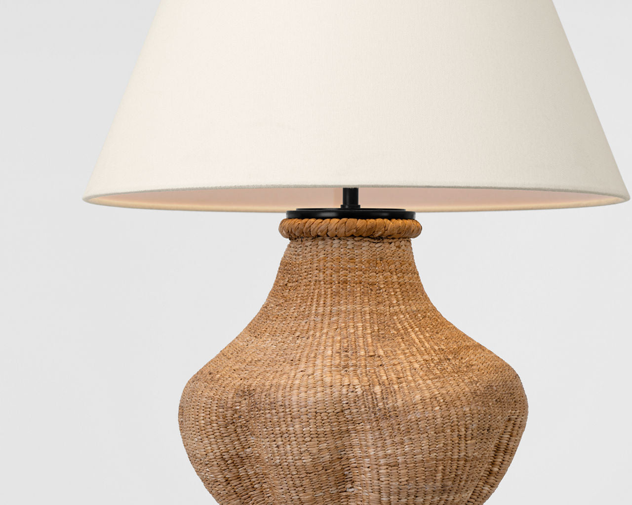 Tahiti 25" Table Lamp | Toast | Linen Shade