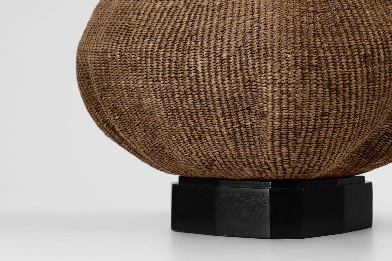 Tahiti 32" Table Lamp | Smoke | Linen Shade