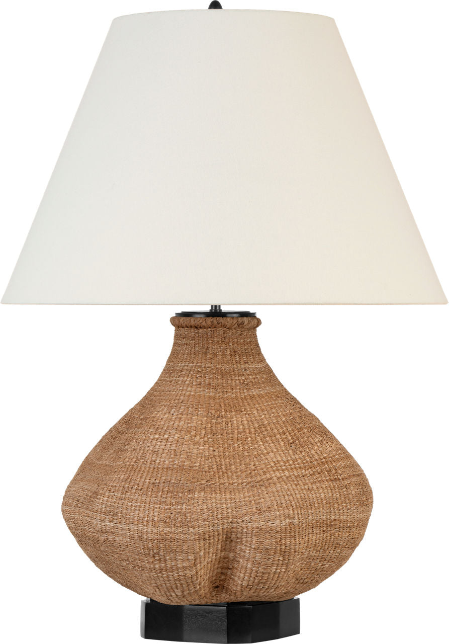 Tahiti 32" Table Lamp | Toast | Linen Shade