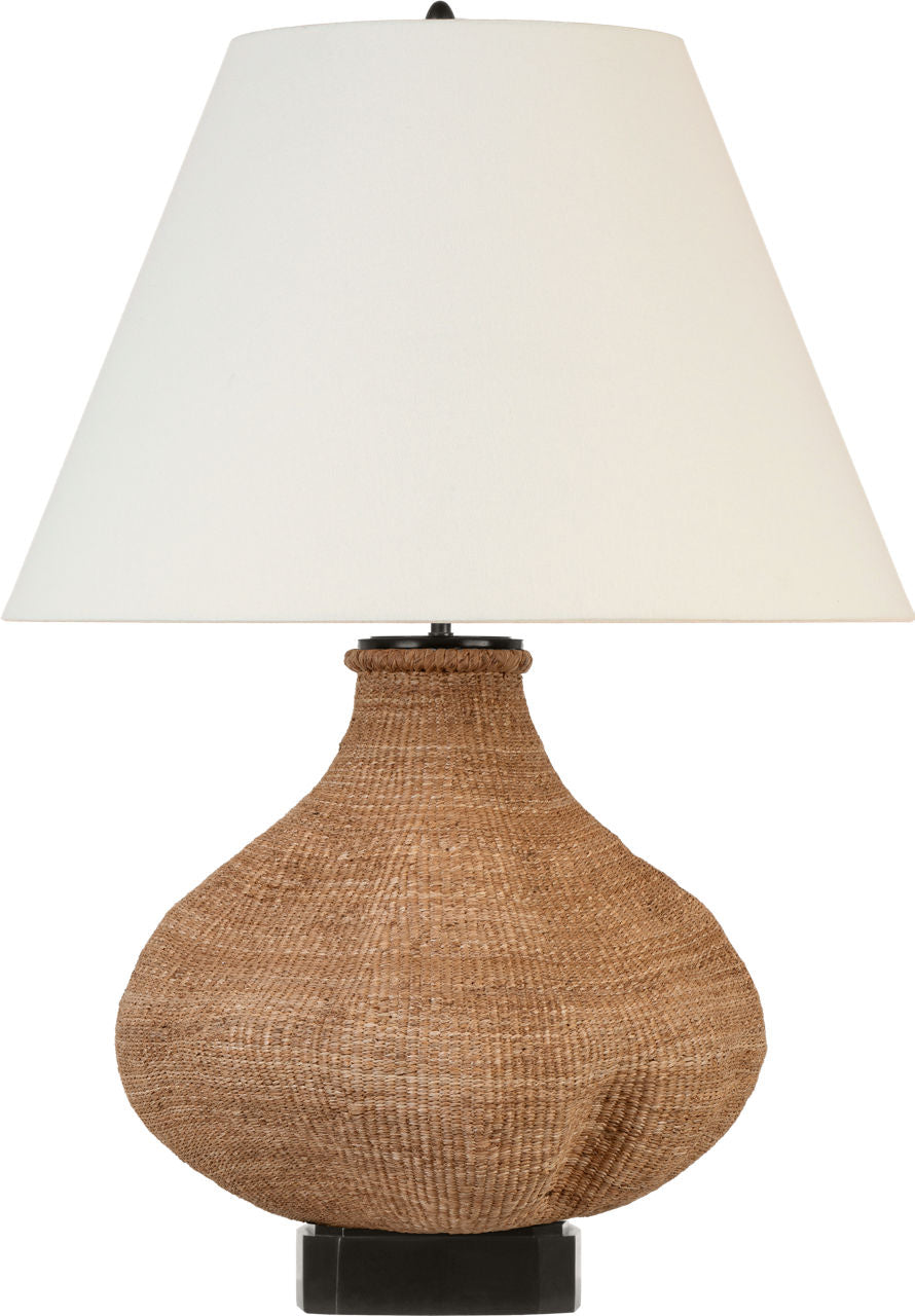 Tahiti 32" Table Lamp | Toast | Linen Shade