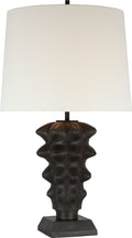 Luxor Large Table Lamp | Garden Bronze | Linen Shade