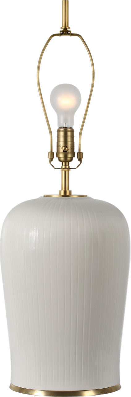 Opera 30" Table Lamp | Ivory | Linen Shade