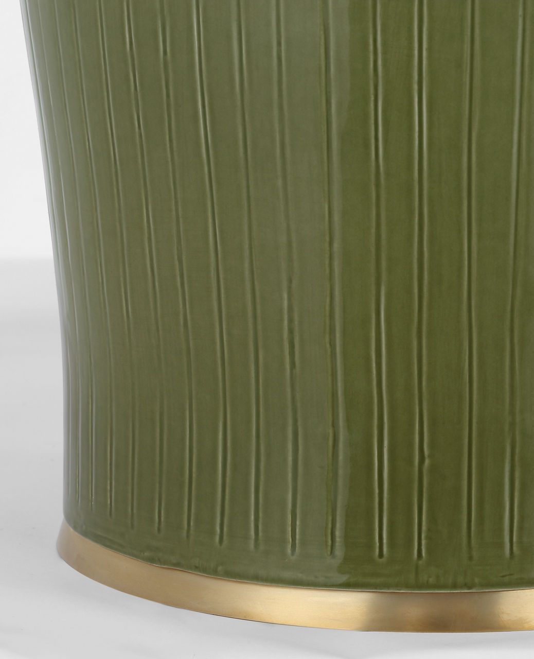 Opera 30" Table Lamp | Light Olive | Linen Shade