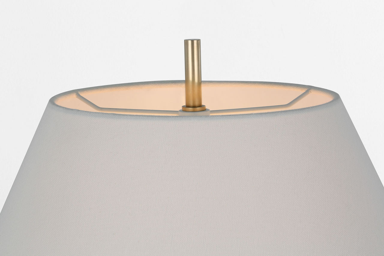 Opera 30" Table Lamp | Light Olive | Linen Shade