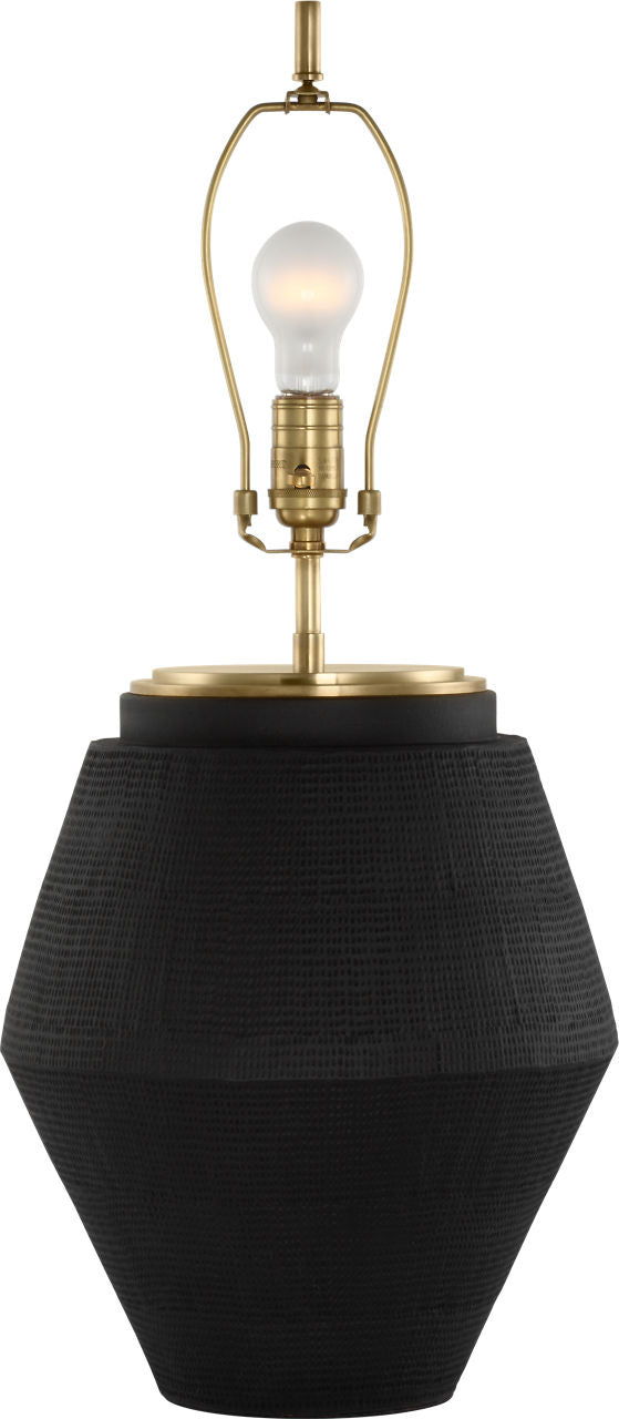 Aten 28" Table Lamp | Shadow Black | Linen Shade