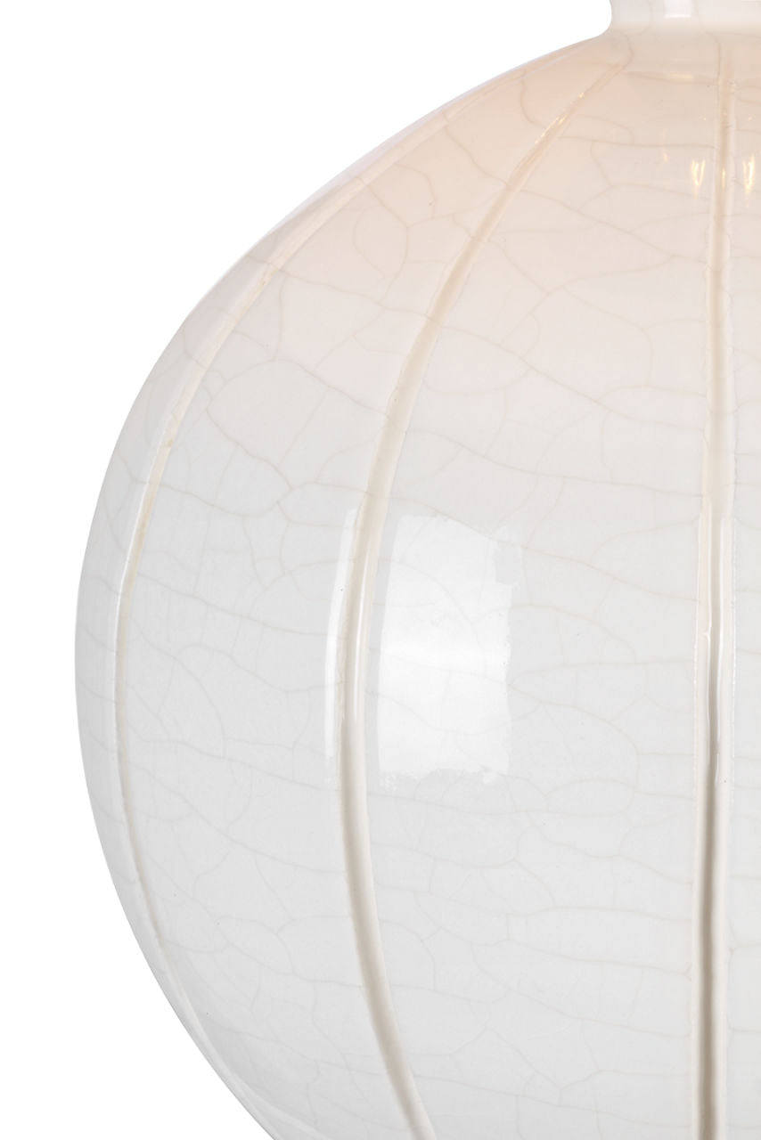 Ponteil 26" Table Lamp | Crackled Ivory | Linen Shade
